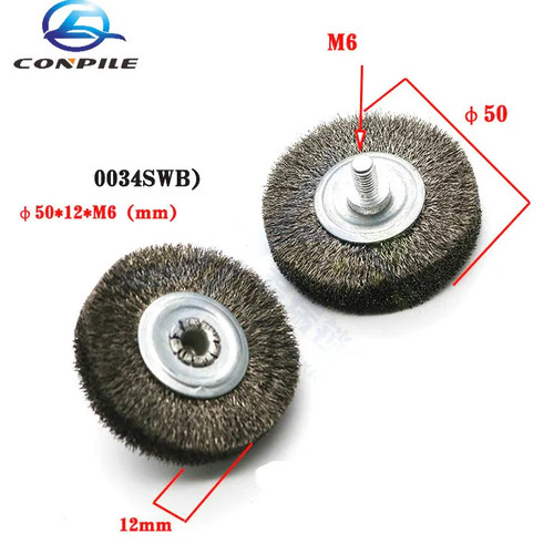 Wheel wire brush - brush, for